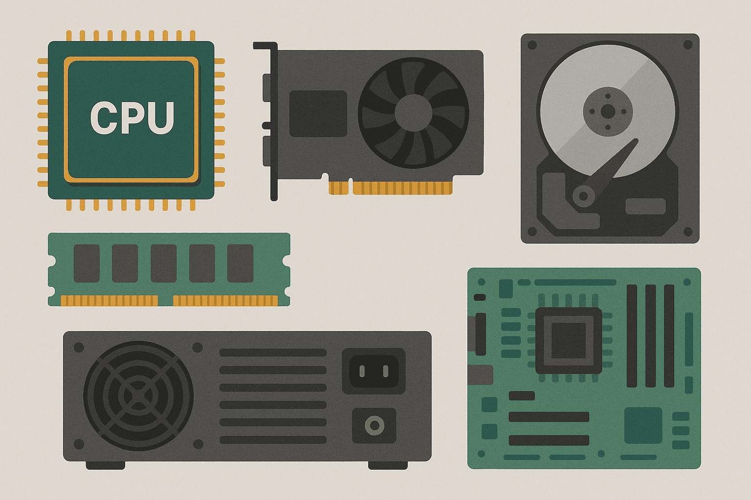 Computer components explained by Cranfield IT Solutions